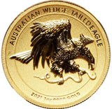 2021-P Gold Elizabeth II $100 NGC PR70 Wedge Tailed Eagle Enhanced Rev Proof FDI