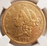 1876-CC $20 Gold Liberty NGC XF Details KEY DATE!! RARE IN ANY CONDITION!